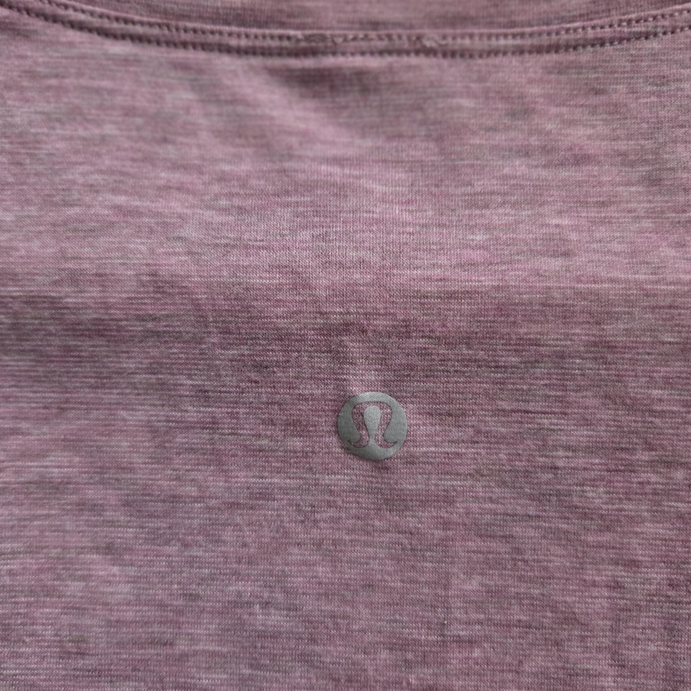 lululemon athletica Heathered Mauve Tie-Front V-Neck Tank - Picture 5 of 5